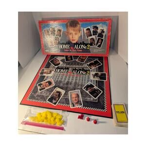 Vintage 1992 Home Alone 2 Lost in New York Board Game THQ